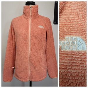 The North Face Osito 2 Women's Teddy Fleece Jacket in Coral - Size Small